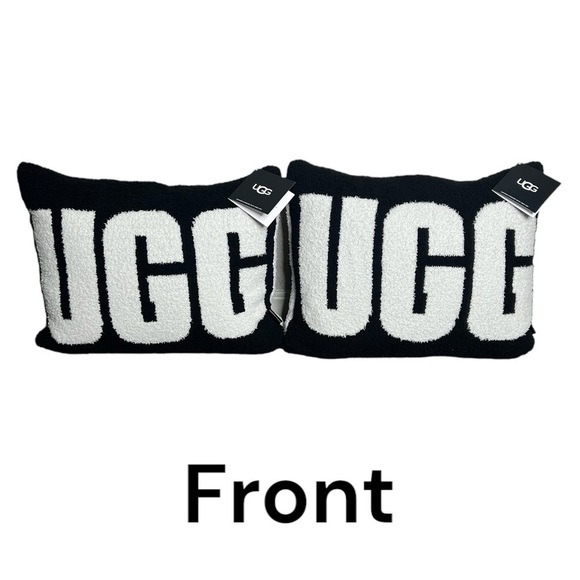 UGG Poppy Logo Pillow Set Of 2 - Picture 1 of 11
